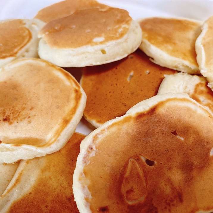 手掴み食べに◎きな粉バナナパンケーキ